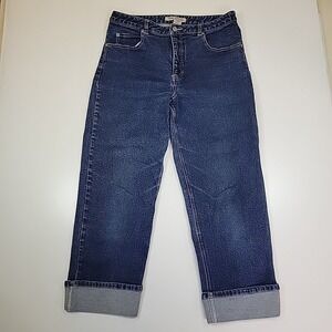 High Sierra Womens Size 12 Cropped Jeans Stretch Denim Blue
